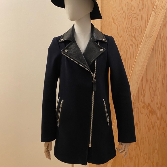 Mackage wool jacket (Navy) - Picture 2 of 7